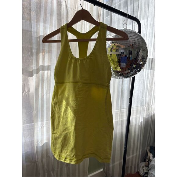 Lululemon Yellow Turbo Tank - Picture 1 of 5